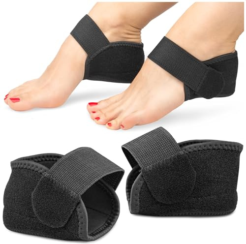 SULPO hälsporre inlägg – plantar fasciit, ankelbandage, kompressionsstrumpor för smärtlindring och stöd storlek 40–46
