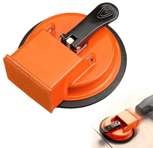 Herramienta de fijación de huecos de suelo resistente, herramienta de fijación de huecos en el suelo, succión mejorada, agarrador de tablones de ventosa de 12 cm con almohadilla adhesiva de nano gel