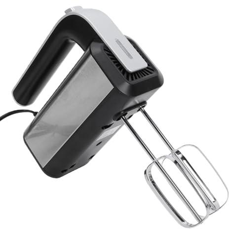 Oreilet Sbattitore Elettrico Manuale, Sbattitore da Portatile a velocità di Potenza Regolabile, Elettrico Portatile per Uova, Frullino per Dolci, Uova, Panna (Spina europea 220-240v)