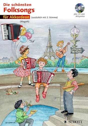 Die schönsten Folksongs: 1-2 Akkordeons.