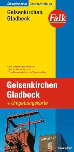 Falk Stadtplan Extra Standardfaltung Gelsenkirchen
