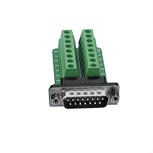 SIENOC DB15-G2 2Row 15Pin Stecker Adapter Breakout Board Anschlüsse Schraubenmutter Anschlüsse (DB15-G2-01 Adapter) | Schraubenmutter Anschlüsse (DB15-G2-01 Adapter)