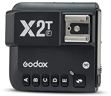 Godox X2T X2T-F Flash Trigger for Fujifilm 2.4G TTL HSS 1/8000s Transmitter | GODOX X2 X2TF X2T F Wireless Flash Trigger for Fuji Camera,5 Separate Group Buttons Function LCD Control Panel