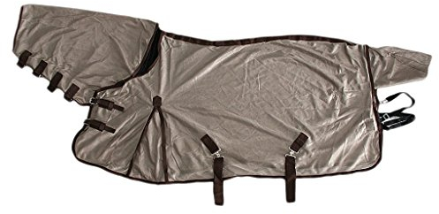 Tubayia Professionelle Pferd Mesh Fliegendecke Atmungsaktiv Fliegenschutz für Pferd Zubehör (135 cm)