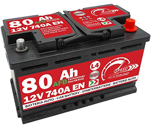 SMC AUTOBATTERIE Speed L4 AFB Start & Stop - 12V 80Ah 740A +DX