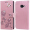 PKQTOP Hülle für Samsung Galaxy Xcover 4/Xcover 4S Handyhülle,Klappbar Tasche Case,Standfunktion,Kartenfach,Silikon Bumper,Stoßfeste Schutzhülle Cover für Samsung Galaxy Xcover 4/Xcover 4S