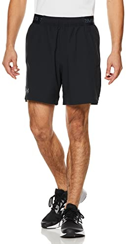 Under Armour Herren Vanish – Gewebte Sweatshorts, Black/Pitch Grey, M