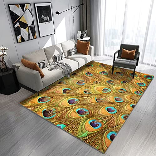 RUGMRZ Deko Zimmer Teenager Wohnzimmer Schlafzimmer im modernen chinesischen Stil schmutzabweisend küchenläufer rutschfest gelb schlafzimmer deko teppich schlafzimmer deko zimmer teenager landhausstil