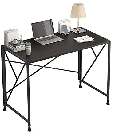 Laptop-Tisch Computertisch Moderner robuster Schreibtisch PC. Laptop-Notebook-Studientabelle for Home Office Workstation 39 Faltbarer Schreibtisch ohne Installation, 4 Farben Arbeitstisch für das Hei