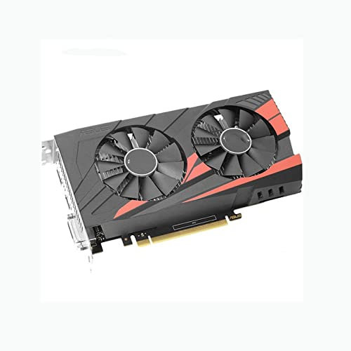 Taygate Carte Graphique de Jeu Fit for ASUS Carte Vidéo Originale GTX 1050 Ti 4GB 128 Bit Gddr5 Cartes Graphiques for Nvidia Vga Cartes Geforce GTX 105 0ti HDMI DVI Jeu Utilisé