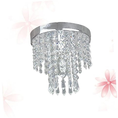 BESTonZON schlafzimmerlampe schlafzimmer lampen bedroom lamp weihnachtsdeko weihnachtsdeco hohzeitdeko hochzeitdeko k9 Kristallleuchter Fernbedienung Kristall Licht Laternenlicht Deckenlampe