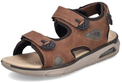 Rieker klassiska herrsandaler 29151, herrsandaler, Brun 24, 43 EU bred