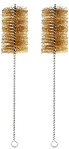 Reinscer 2X Cepillo de limpieza para chimenea de alambre de cobre 60 mm de diámetro