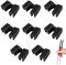 8PCS Chopsticks for Beginners, Training Chopsticks Adults, Reusable Chopstick Helper, for Adults, Beginner, Trainers or Learner (Black)