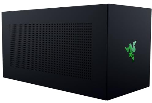 Razer Core X V2 - Externes Desktop-Grafikgehäuse für Thunderbolt Laptops - Next-Gen Thunderbolt 5 Performance - Belüftetes Stahlgehäuse - Unterstützt PCIe-Grafikkarten mit bis zu 3,5-Slots | Schwarz