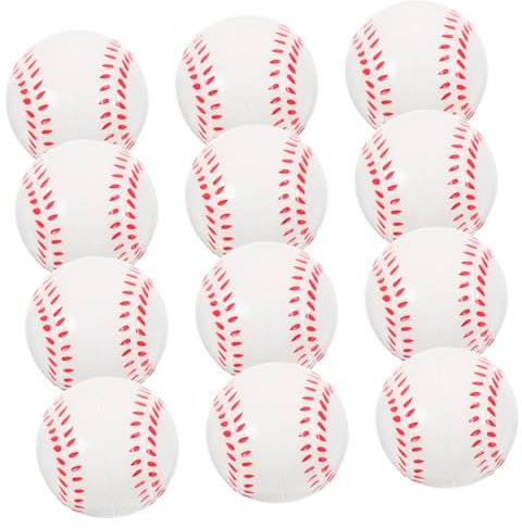 OFFIGAM 12 Stück Teiliges Bälle für Weiche Elastische Baseballspielzeuge für Stressfreies Training für Jungen Jahren