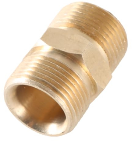 Durability Pressure Washer Hose Extension Adapter M22-15mm M22-14mm Male Brass Fitting Leak Proof Washer Hose Connector Pressure Adapter