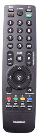 ATOMUSERLY 1 Control Remoto AKB69680403 for televisor LCD 32LG2100 32LH2000 32LD320 42LH35FD 42PQ20D 50PQ20D