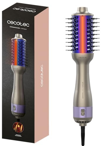 Cecotec CeramicCare i-Unique Volymiserande borste. 1 000 W, infraröd teknik, keramisk beläggning, 2 hastigheter, 3 temperaturer, kallspets, 1,8 m roterande kabel