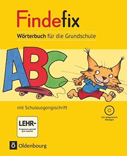 Findefix - Wörterbuch für die Grundschule - Deutsch - Aktuelle Ausgabe: Wörterbuch in Schulausgangsschrift mit CD-ROM (Findefix, Deutsch - Aktuelle Ausgabe)