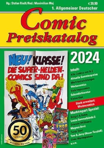 1. Allgemeiner Deutscher Comic Preiskatalog: 2024 (1. Allgemeiner Comic Preiskatalog)