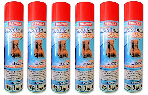 Reinex 6x Imprägnierspray à 400ml farblos Imprägnieren Imprägnier-Spray Grundpreis: 9,79 €/l