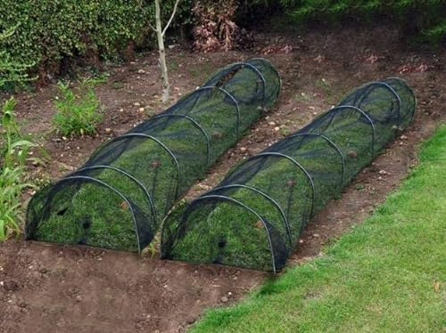 DIVCHI 2 x NEW GARDEN NET GROW TUNNEL PROTECT PLANTS VEGETABLES INSECTS BIRDS PESTS