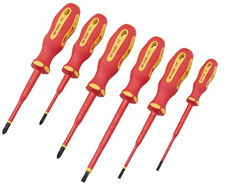 Draper XP1000 VDE Slimline Screwdriver Set (6 Piece) 02167