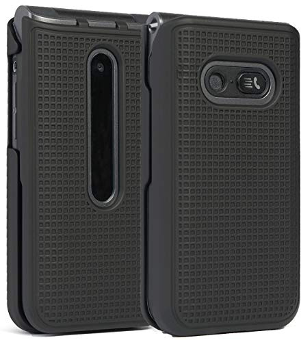 Nakedcellphone Grid Series for LG Classic Flip Phone Case - Black