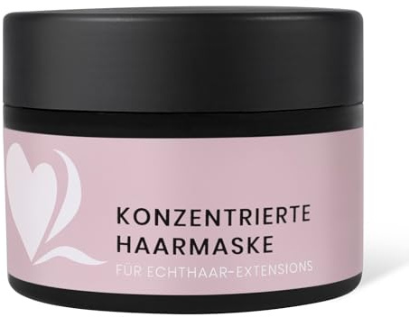 hair2heart Haarmaske für Echthaar-Extensions - Intensive Pflege für gesunde und glänzende Haarverlängerungen - 250ml