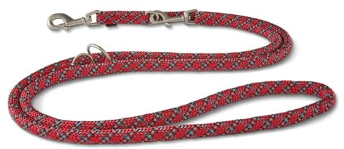 Wolters Führleine Everest reflektierend, Größe:300 cm x 9 mm, Farbe:rot/schwarz