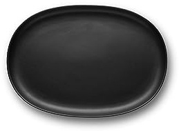EVA SOLO | Nordic Kitchen ovale Servierplatte 36 cm | Nordic Kitchen ist funktionales Design mit minimalistischer Formensprache | Black