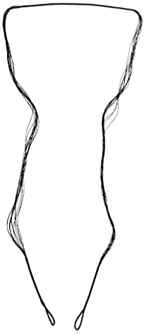 harayaa Jagd Ersatzsehne für Traditionellen Recurve Bogen, 135cm / 53 Zoll