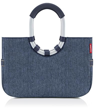 Reisenthel Loopshopper-OS4113 Tasche Herringbone dark blue M