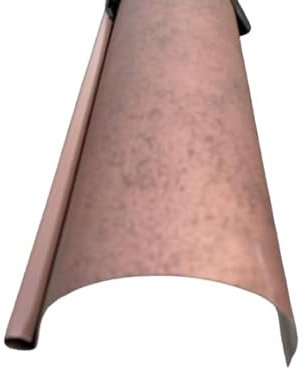 Grondaia alluminio anticato finto rame modello piccolo (Canale Mt 2)