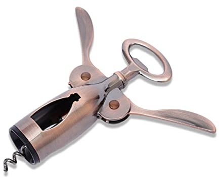 kesurpae Champagne Wine Opener Alloy Drinks Bottle Cork Remover Corkscrew Compact Accessories Bar Essential Women Adult Gift