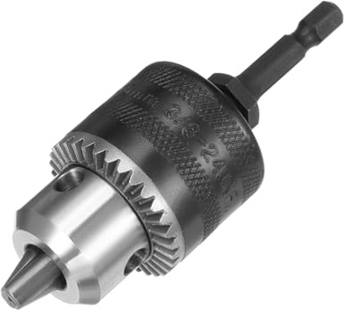 QUARKZMAN Taladro Portabrocas, 3/8-24UNF Rosca 1,5-10mm Capacidad SDS Vástago con Portabrocas Llave para Eléctrico Impacto Cable Inalámbrico Taladro
