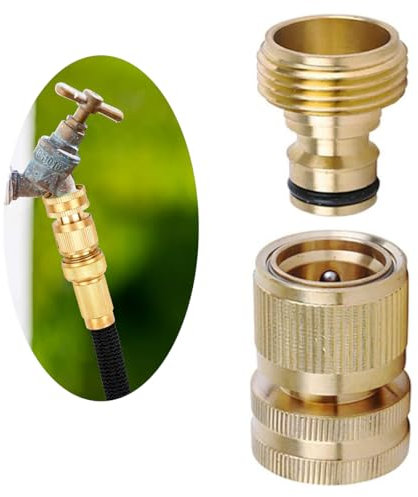 Uni-Fine Tubo da Giardino Connettore Rapido Ottone Tubo Rapido Connettore Tubo Tubo Da Giardino Connettere Kit per Cucina Giardino Tubo Esterno Tubo Strumento
