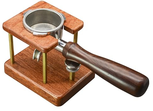 NEOUZA Station de tassage de café, support de porte-filtre, s'adapte à la plupart des machines à expresso, hauteur réglable (51 mm)