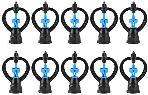 10 Pièces 4. 6 Minutes, 6 Minutes Filetage Interne Bras Oscillant en Plastique 10 Pièces Femelle G1 2 G3 4 Arroseurs Rotatifs Arroseurs Buse d'irrigation de Pelouse Accessoires