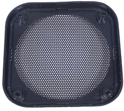 LeeQinersw Rejilla de Altavoz para de Audio de Coche y hogar, protección Antipolvo, Rejilla de Altavoz de Malla metálica Cuadrada, práctica y Resistente, Negro, 5 Inch