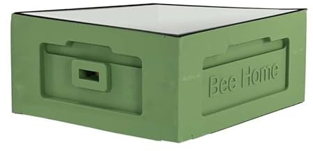 Centrum Pszczelarskie Łukasiewicz Bee Home Styropor Zarge Geeignet für Rahmen DNM & Zander - Grün Bemalt