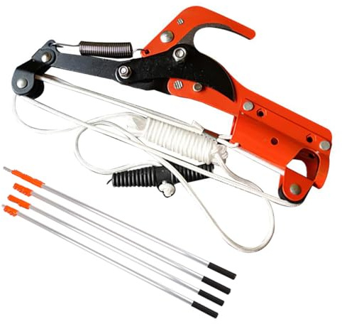 Tree Pole Pruner with Adjustable Length, 3.5m，5m，5.5mDurable Tree Trimmers, for Garden Tools Loppers Hand Pole Saws(5.5m)