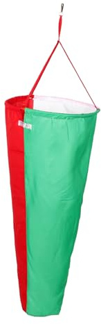 HIAKDOFT Heavy Duty 0.9m Windsock Wind Direction Indicator Waterproof Outdoor Hanging Wind Sock for Garden Weather Monitoring Random Color