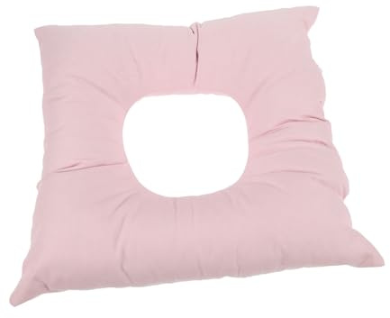 FOYTOKI Cuscino per Lettino da Massaggio Massaggio Viso in Cotone Rosa con Apertura Singola, Design Professionale Comfort e Supporto Ergonomico in Salone di Bellezza