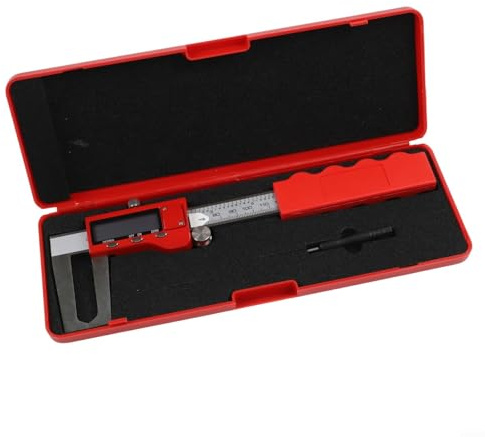 Pumixiy Pied à coulisse numérique de 0 à 150 mm avec résolution de 0,01 mm, étrier à vernier électronique pour jauge de disque de frein, outil de mesure en acier inoxydable pour mécanicien