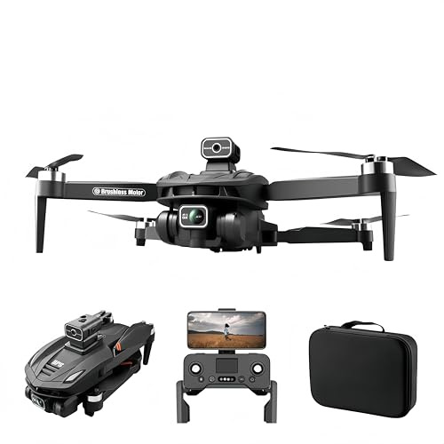 Caracen V168 Pro Max GPS Drohne mit 8K Kamera und LCD Fernbedienung,FPV Quadcopter mit bürstenlosem Motor, 5G Echtzeitübertragung, Follow Me, Auto Rückkehr, Geschenke ideal für Anfänger.