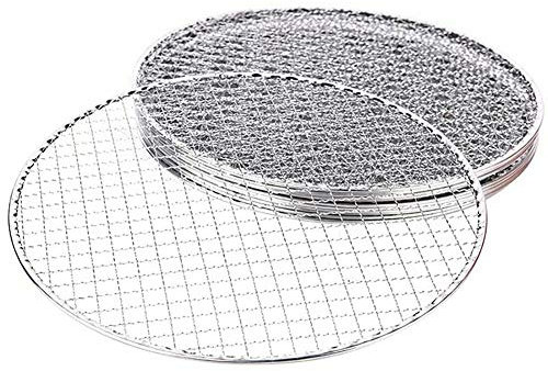 Pentole Per Barbecue, 5 Pezzi/Set Rotonda Usa E Getta Per Barbecue Griglia Per Arrosti Griglia Per Barbecue Teglia Per Barbecue, Rete Per Arrosti 26 centimetri
