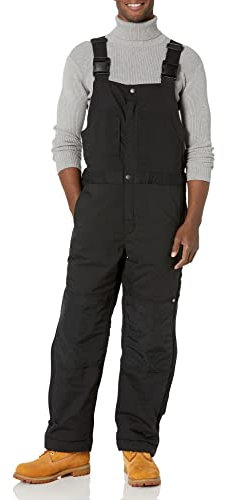 Dickies Men's Duratech Renegade Flex Insulated Bib Overalls, Black, XL