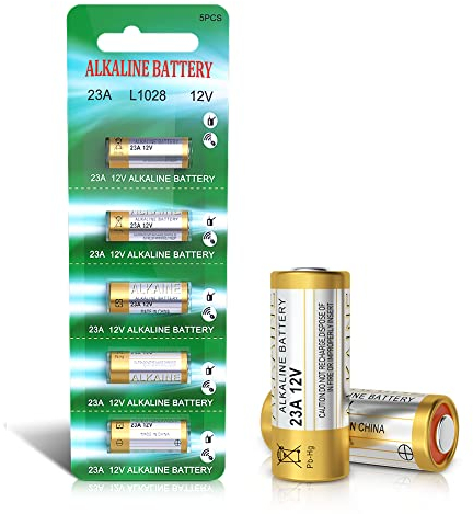 23A 12V Alkaline Batterien A23S MN21/23 L1028 A23 12V Batterie 5 Stück 【3 Jahre Garantie】